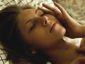 Beauty Alone In Bed With A Vibrator For Solo Pleasure