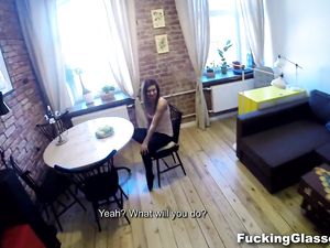 Euro Teen Joins Him For POV Sex In His Flat